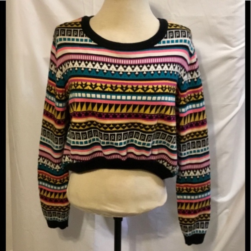 Divided by H&M Colorful Cropped Sweater